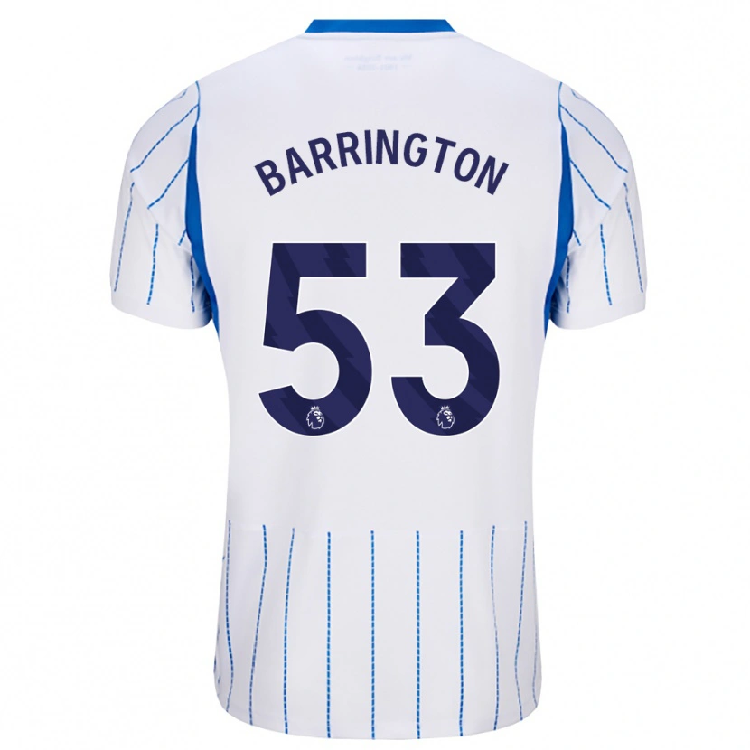 Danxen Mulher Camisola Luca Barrington #53 Dodgerblue Branco Alternativa 2026/27 Camisa Brasil