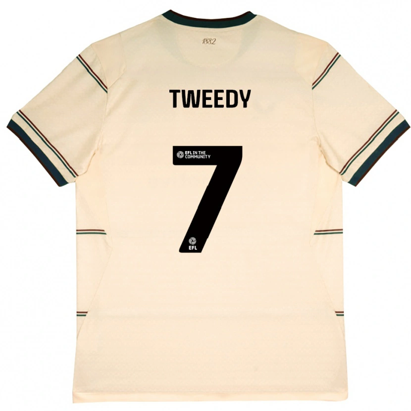Danxen Mulher Camisola Tom Tweedy #7 Beige Borgonha Alternativa 2026/27 Camisa Brasil