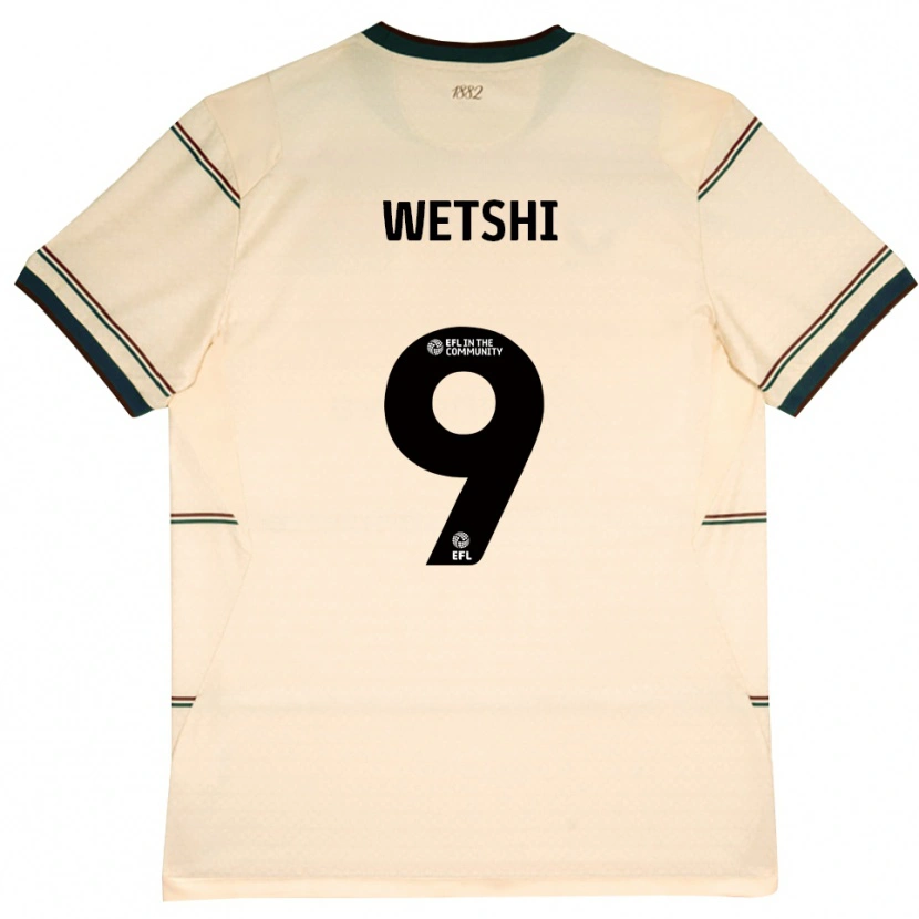 Danxen Mulher Camisola Benji Wetshi #9 Beige Borgonha Alternativa 2026/27 Camisa Brasil