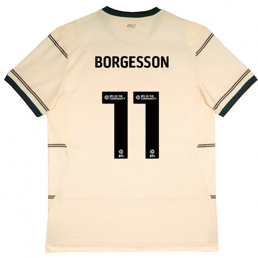 Danxen Mulher Camisola Blayz Borgesson #11 Beige Borgonha Alternativa 2026/27 Camisa Brasil