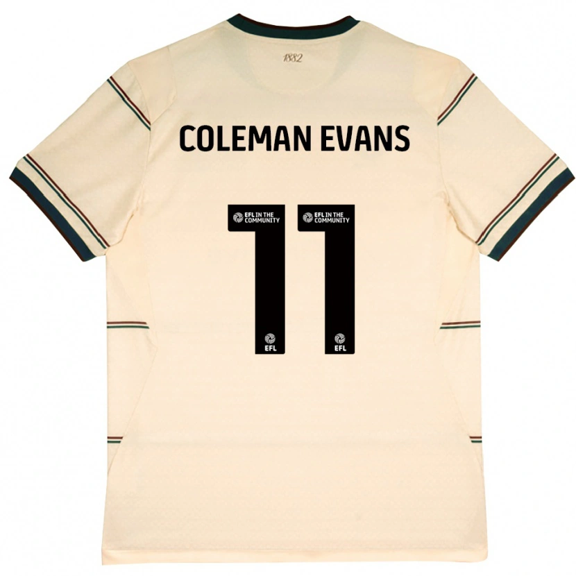 Danxen Mulher Camisola Amaya Coleman-Evans #11 Beige Borgonha Alternativa 2026/27 Camisa Brasil