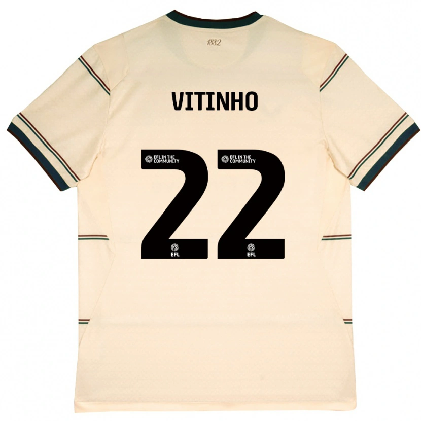 Danxen Mulher Camisola Vitinho #22 Beige Borgonha Alternativa 2026/27 Camisa Brasil