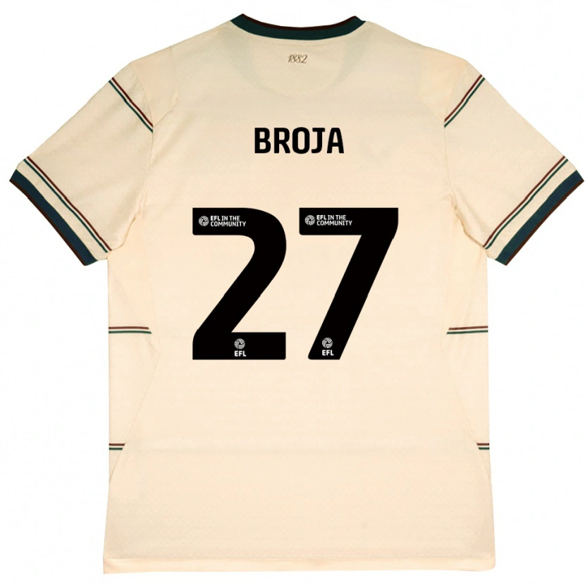 Danxen Mulher Camisola Armando Broja #27 Beige Borgonha Alternativa 2026/27 Camisa Brasil