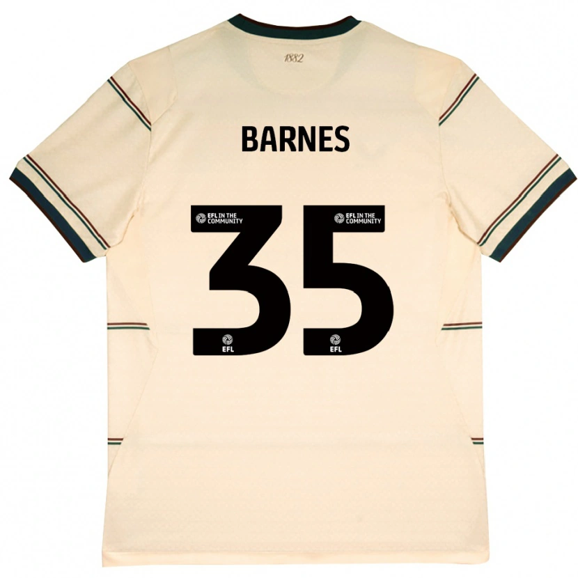 Danxen Mulher Camisola Ashley Barnes #35 Beige Borgonha Alternativa 2026/27 Camisa Brasil
