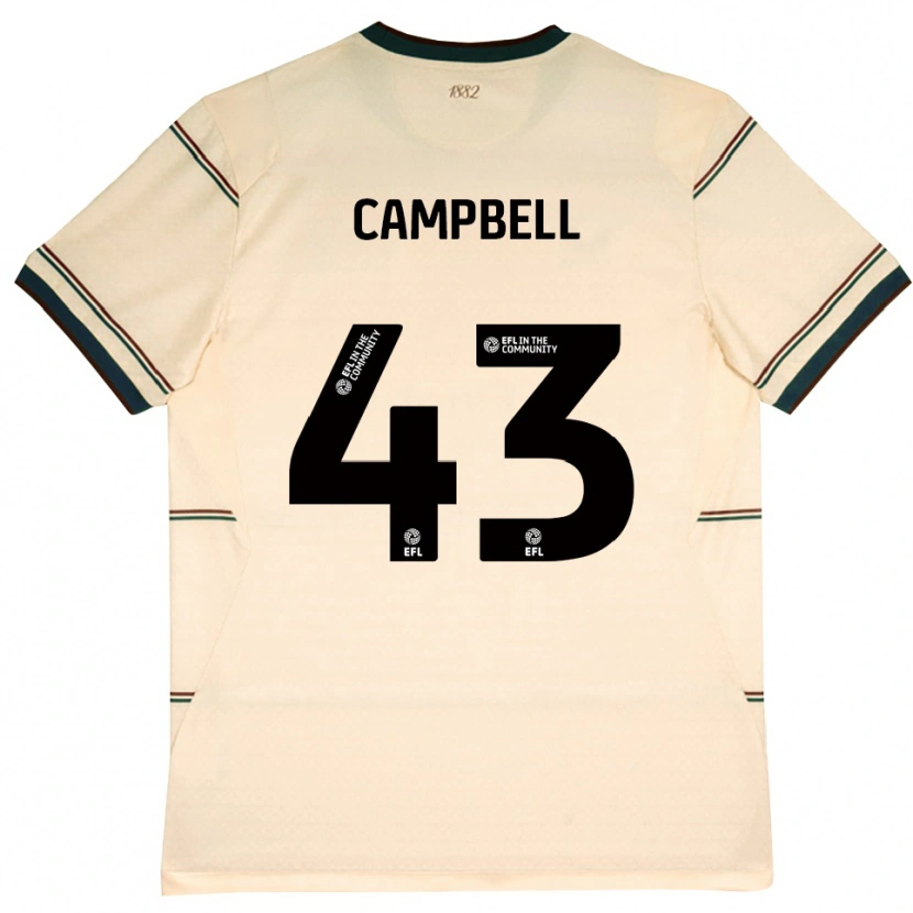 Danxen Mulher Camisola Murray Campbell #43 Beige Borgonha Alternativa 2026/27 Camisa Brasil