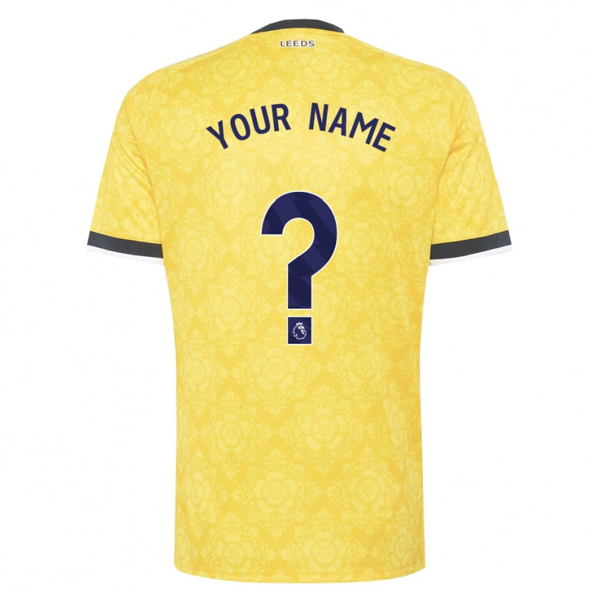 Danxen Mulher Camisola Seu Nome #0 Amarelo Branco Preto Alternativa 2026/27 Camisa Brasil