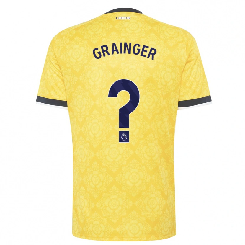 Danxen Mulher Camisola Owen Grainger #0 Amarelo Branco Preto Alternativa 2026/27 Camisa Brasil