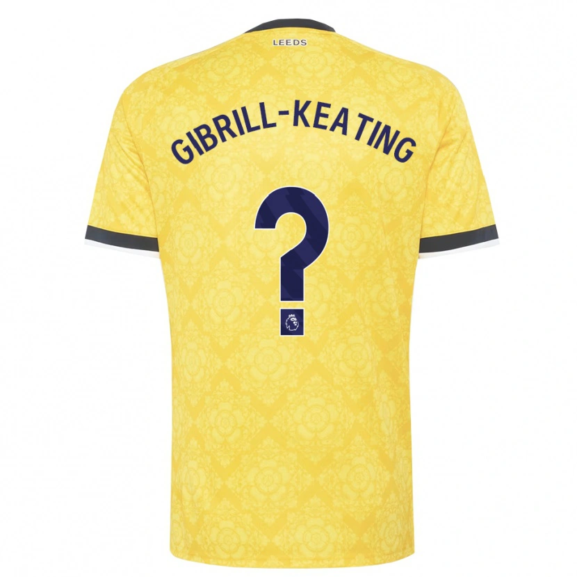 Danxen Mulher Camisola Sian Gibrill-Keating #0 Amarelo Branco Preto Alternativa 2026/27 Camisa Brasil