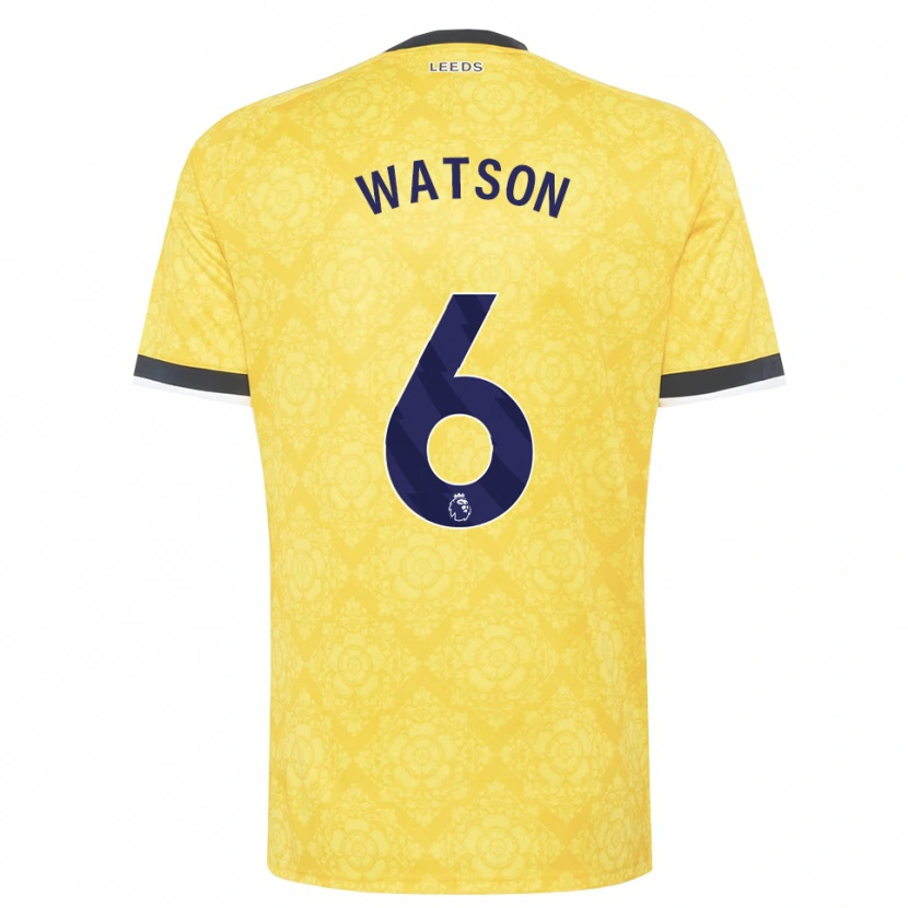 Danxen Mulher Camisola Jacob Watson #6 Amarelo Branco Preto Alternativa 2026/27 Camisa Brasil