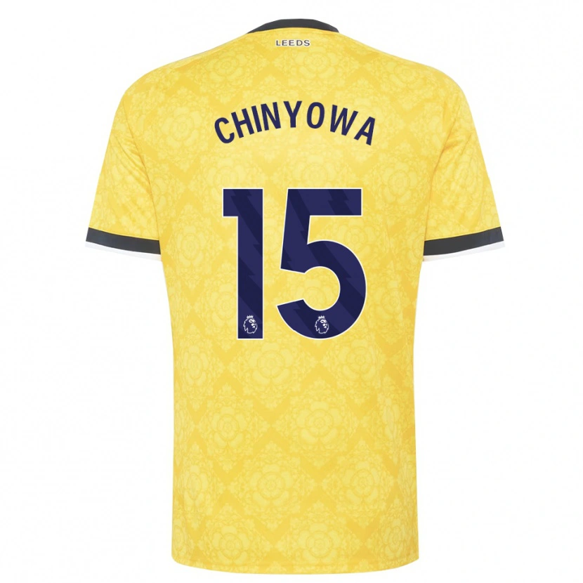 Danxen Mulher Camisola Taku Chinyowa #15 Amarelo Branco Preto Alternativa 2026/27 Camisa Brasil