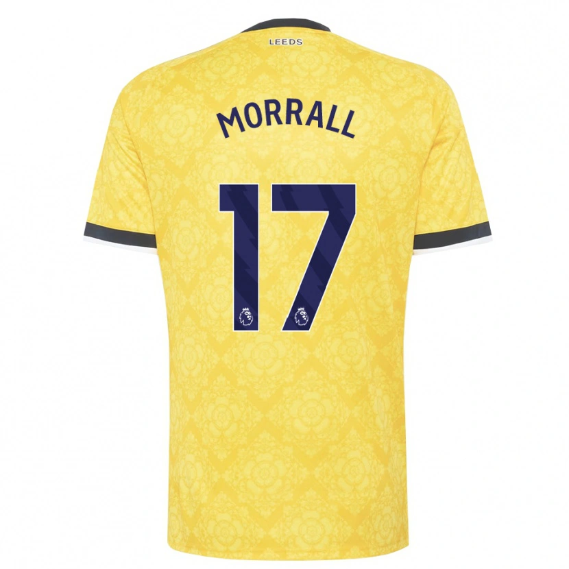 Danxen Mulher Camisola Kai Morrall #17 Amarelo Branco Preto Alternativa 2026/27 Camisa Brasil
