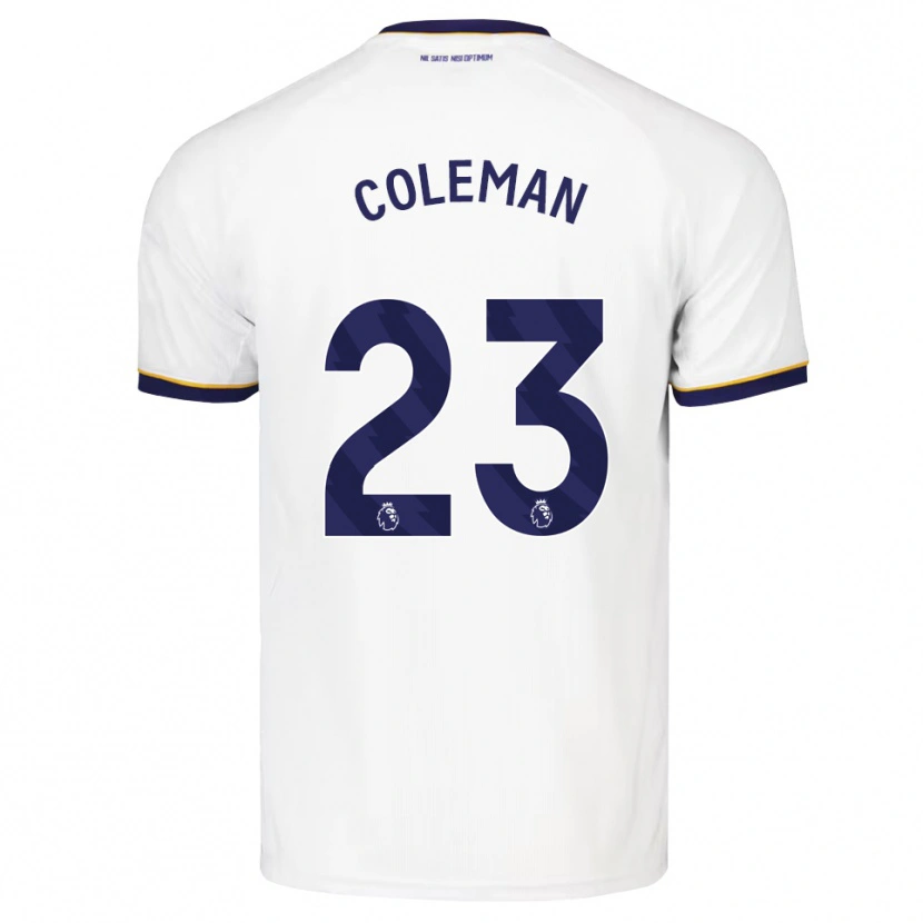 Danxen Mulher Camisola Seamus Coleman #23 Midnightblue Branco Amarelo Alternativa 2026/27 Camisa Brasil
