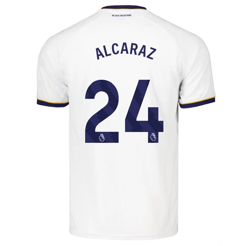 Danxen Mulher Camisola Carlos Alcaraz #24 Midnightblue Branco Amarelo Alternativa 2026/27 Camisa Brasil