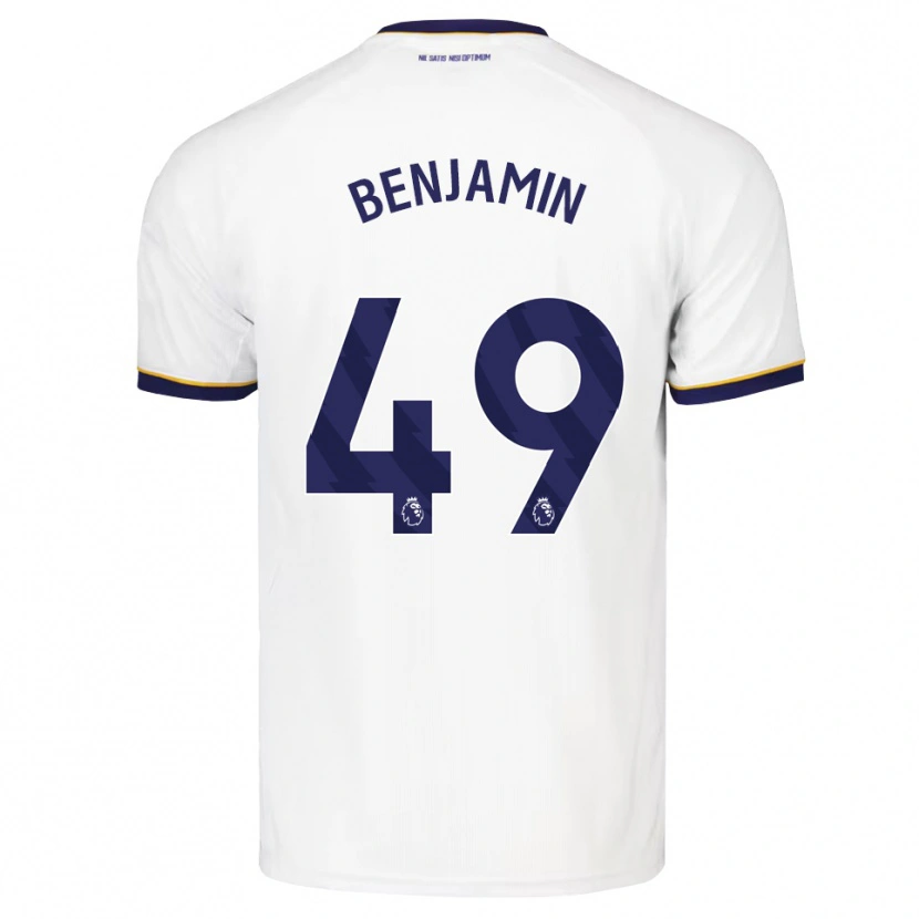 Danxen Mulher Camisola Omari Benjamin #49 Midnightblue Branco Amarelo Alternativa 2026/27 Camisa Brasil