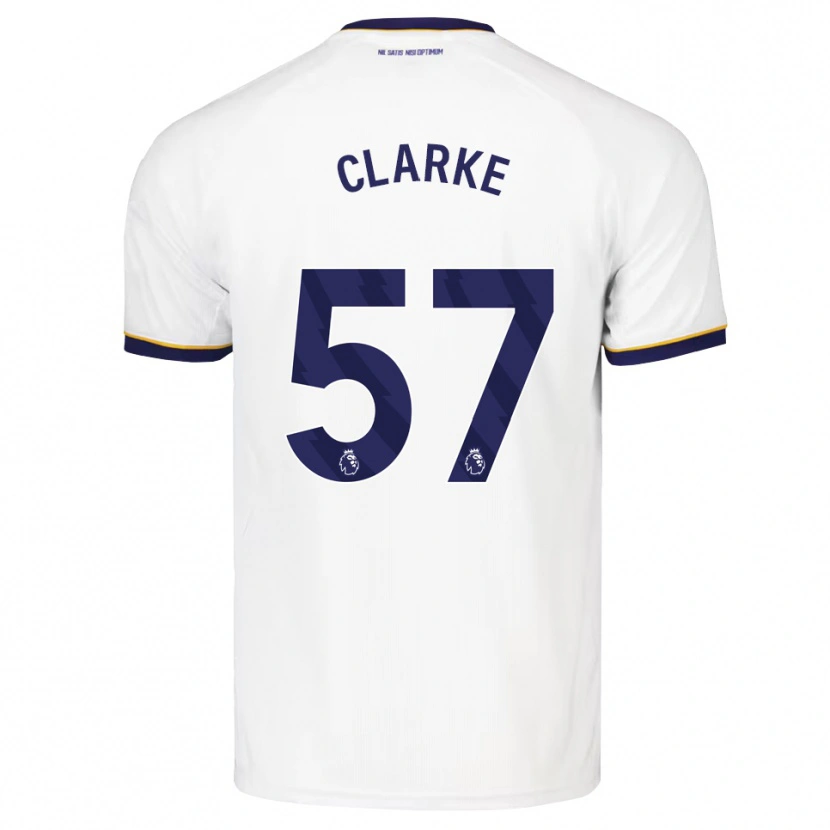 Danxen Mulher Camisola Justin Clarke #57 Midnightblue Branco Amarelo Alternativa 2026/27 Camisa Brasil