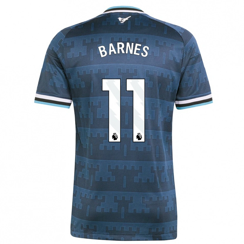Danxen Mulher Camisola Harvey Barnes #11 Amarelo Preto Azul Alternativa 2026/27 Camisa Brasil