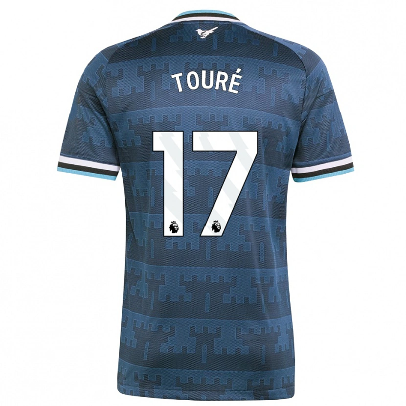Danxen Mulher Camisola Bazoumana Touré #17 Amarelo Preto Azul Alternativa 2026/27 Camisa Brasil