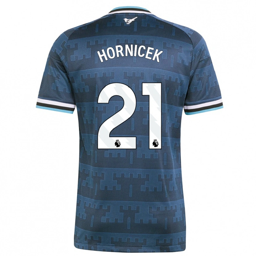 Danxen Mulher Camisola Lukas Hornicek #21 Amarelo Preto Azul Alternativa 2026/27 Camisa Brasil