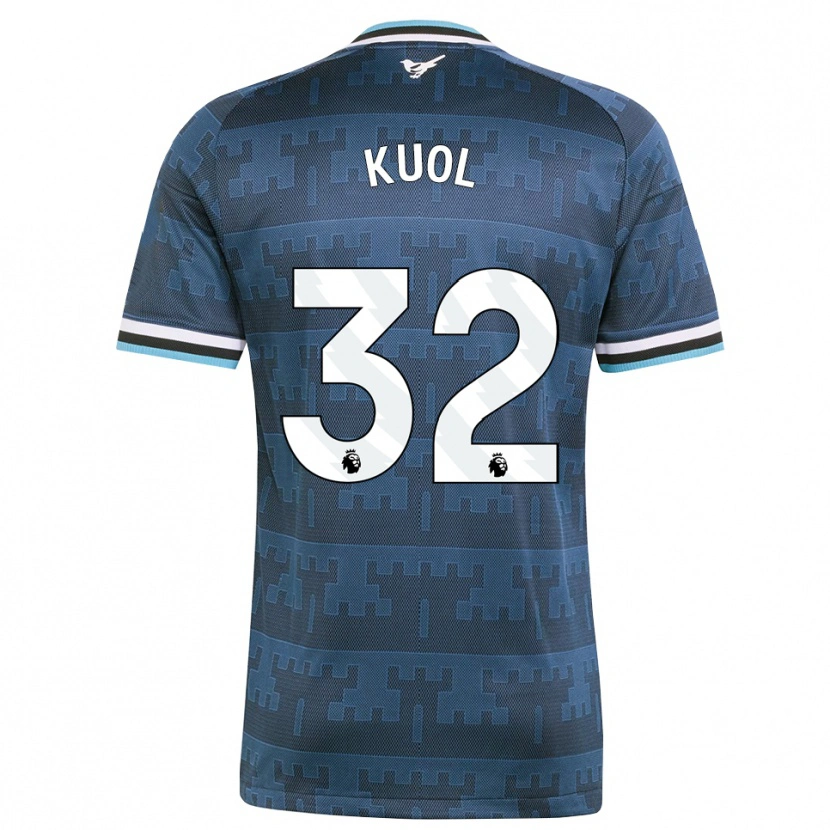 Danxen Mulher Camisola Garang Kuol #32 Amarelo Preto Azul Alternativa 2026/27 Camisa Brasil