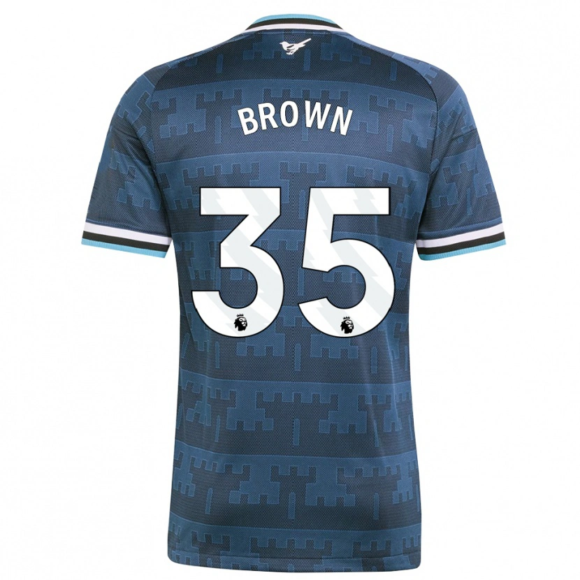 Danxen Mulher Camisola Will Brown #35 Amarelo Preto Azul Alternativa 2026/27 Camisa Brasil