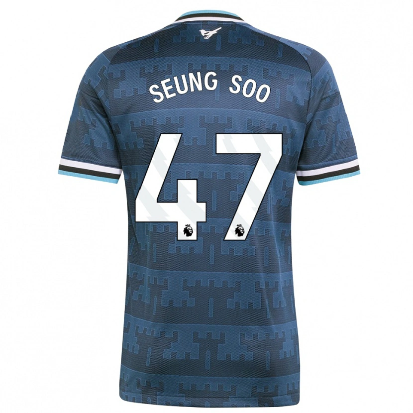 Danxen Mulher Camisola Seung-Soo Park #47 Amarelo Preto Azul Alternativa 2026/27 Camisa Brasil