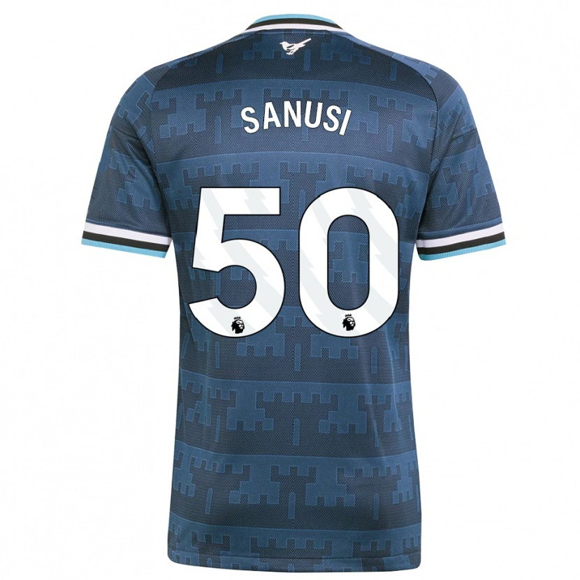Danxen Mulher Camisola Trevan Sanusi #50 Amarelo Preto Azul Alternativa 2026/27 Camisa Brasil