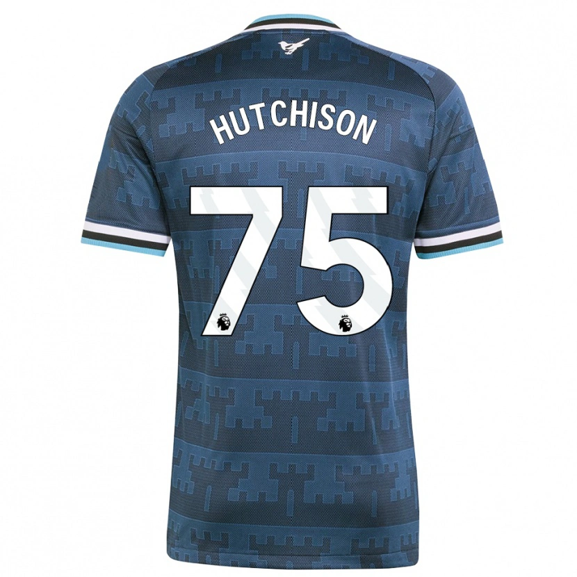 Danxen Mulher Camisola Alfie Hutchison #75 Amarelo Preto Azul Alternativa 2026/27 Camisa Brasil