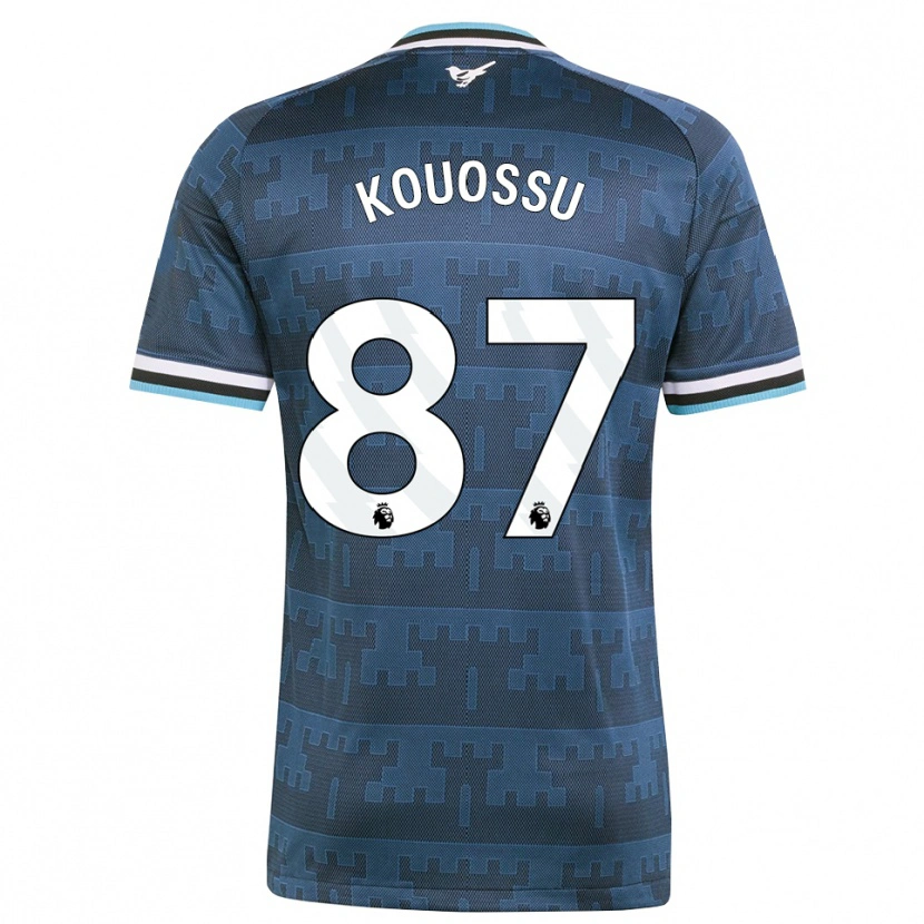 Danxen Mulher Camisola Jayden Kouossu #87 Amarelo Preto Azul Alternativa 2026/27 Camisa Brasil