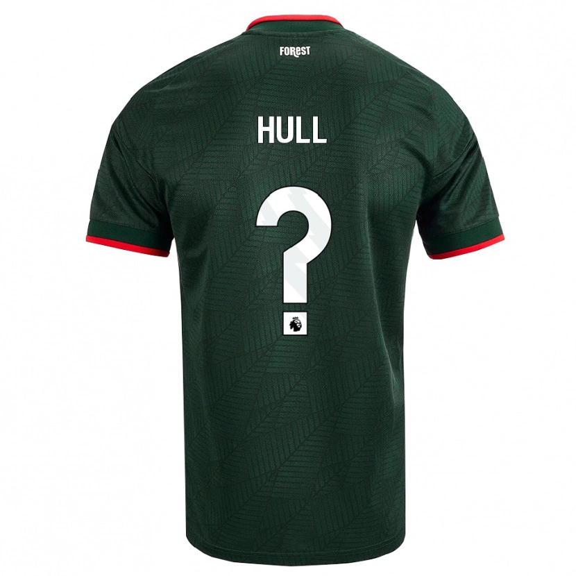 Danxen Mulher Camisola Ethan Hull #0 Verde Escuro Vermelho Alternativa 2026/27 Camisa Brasil