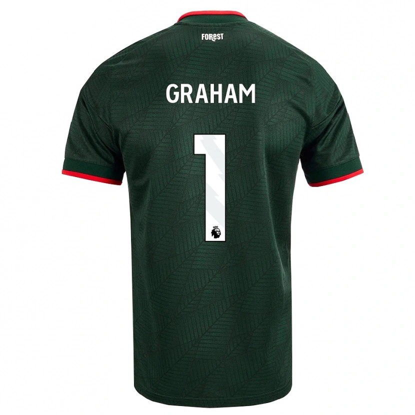 Danxen Mulher Camisola Ally Graham #1 Verde Escuro Vermelho Alternativa 2026/27 Camisa Brasil