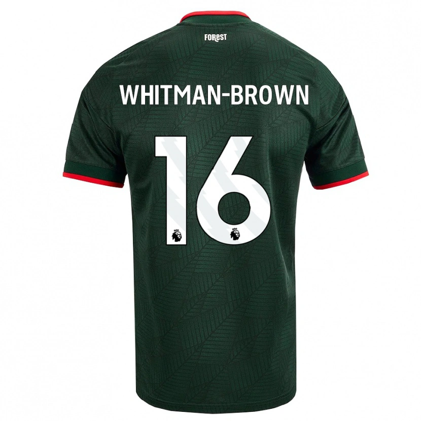 Danxen Mulher Camisola Chae Whitman-Brown #16 Verde Escuro Vermelho Alternativa 2026/27 Camisa Brasil