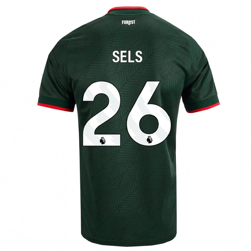 Danxen Mulher Camisola Matz Sels #26 Verde Escuro Vermelho Alternativa 2026/27 Camisa Brasil