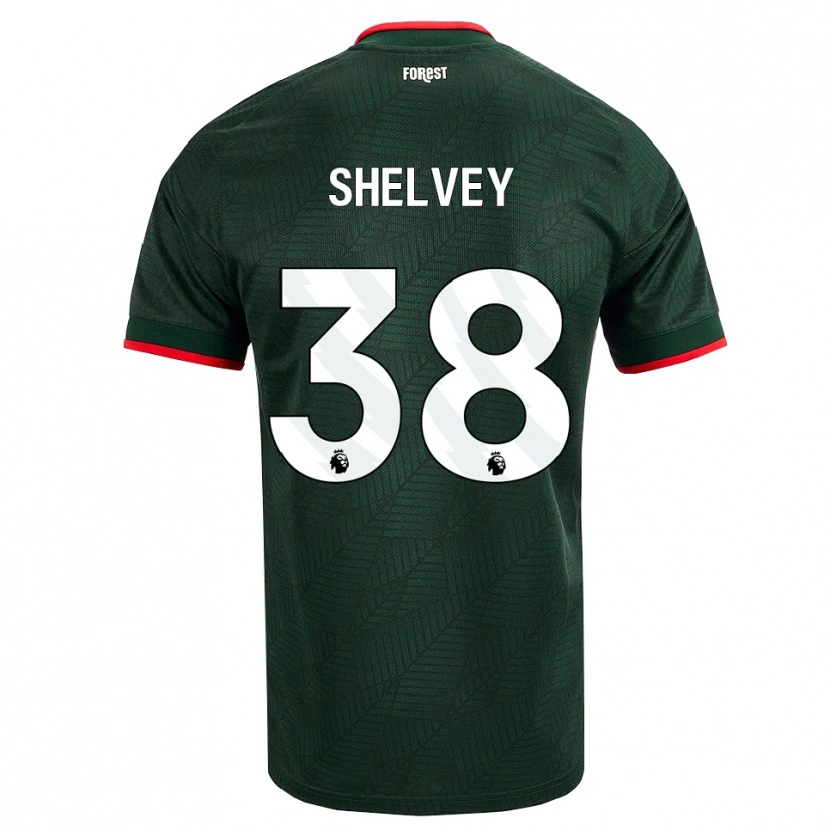 Danxen Mulher Camisola George Shelvey #38 Verde Escuro Vermelho Alternativa 2026/27 Camisa Brasil