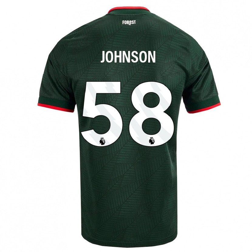 Danxen Mulher Camisola Pharrell Johnson #58 Verde Escuro Vermelho Alternativa 2026/27 Camisa Brasil
