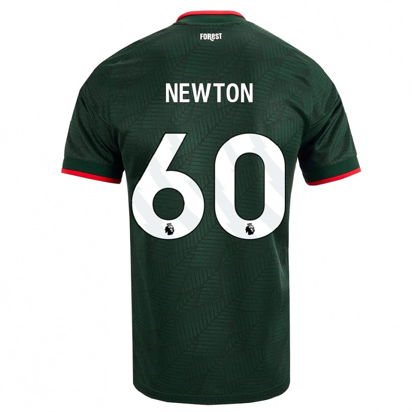 Danxen Mulher Camisola Jamie Newton #60 Verde Escuro Vermelho Alternativa 2026/27 Camisa Brasil