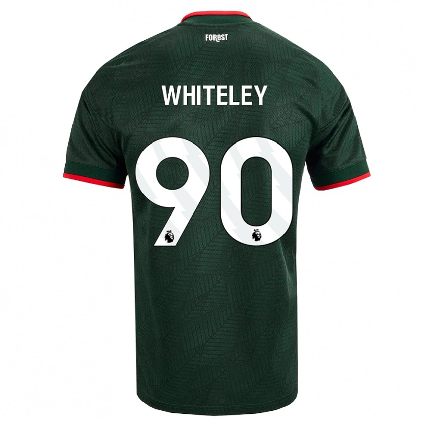 Danxen Mulher Camisola Jonathan Whiteley #90 Verde Escuro Vermelho Alternativa 2026/27 Camisa Brasil