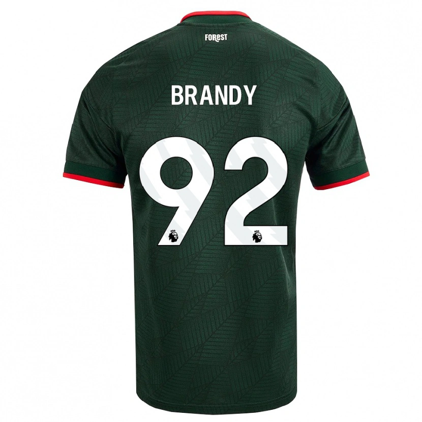 Danxen Mulher Camisola Taeneal Brandy #92 Verde Escuro Vermelho Alternativa 2026/27 Camisa Brasil