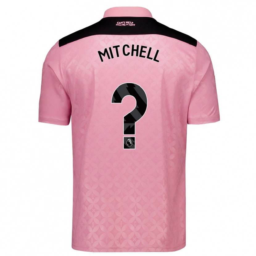 Danxen Mulher Camisola Cuba Mitchell #0 Lightpink Preto Alternativa 2026/27 Camisa Brasil