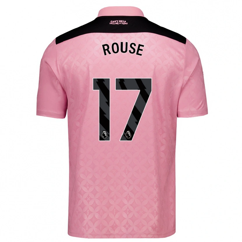 Danxen Mulher Camisola Mollie Rouse #17 Lightpink Preto Alternativa 2026/27 Camisa Brasil