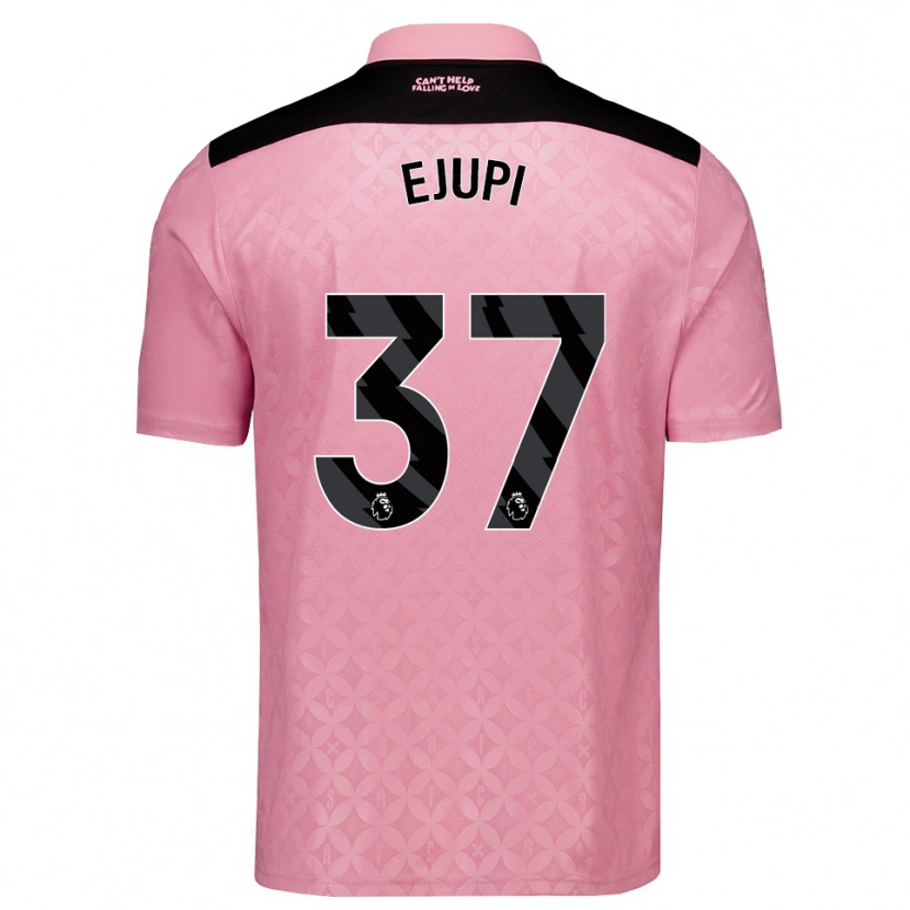 Danxen Mulher Camisola Elizabeta Ejupi #37 Lightpink Preto Alternativa 2026/27 Camisa Brasil