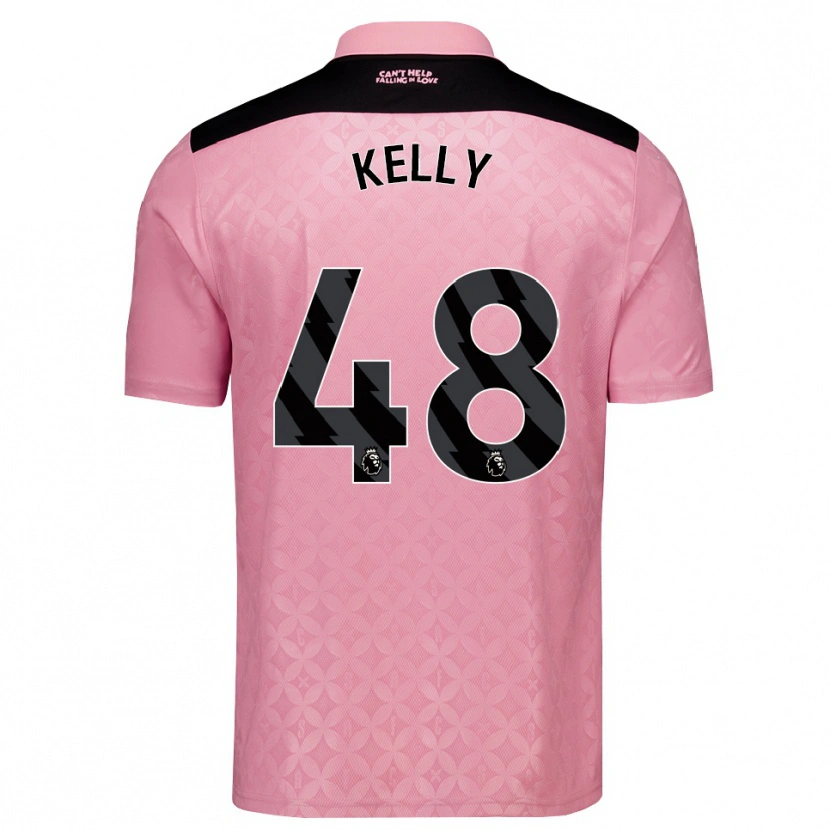 Danxen Mulher Camisola Caden Kelly #48 Lightpink Preto Alternativa 2026/27 Camisa Brasil