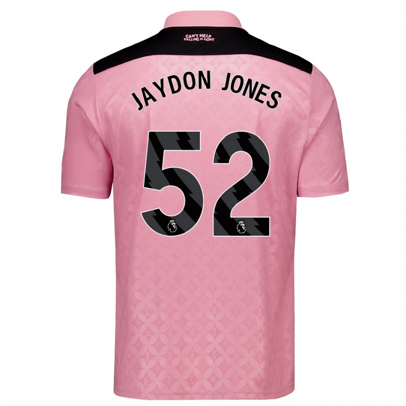 Danxen Mulher Camisola Jaydon Jones #52 Lightpink Preto Alternativa 2026/27 Camisa Brasil