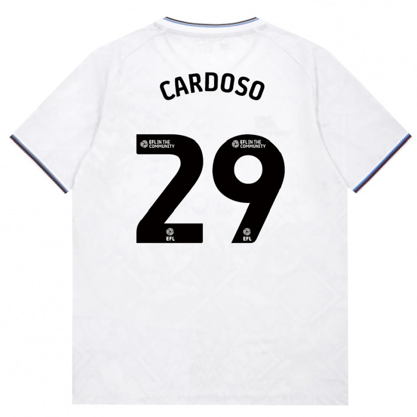 Danxen Mulher Camisola Goncalo Cardoso #29 Borgonha Branco Alternativa 2026/27 Camisa Brasil