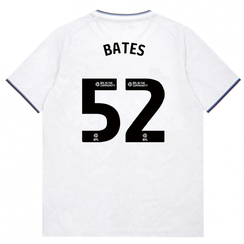 Danxen Mulher Camisola Billy Bates #52 Borgonha Branco Alternativa 2026/27 Camisa Brasil