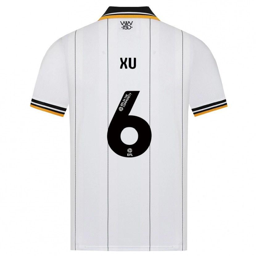 Danxen Mulher Camisola Bin Xu #6 Laranja Branco Preto Alternativa 2026/27 Camisa Brasil