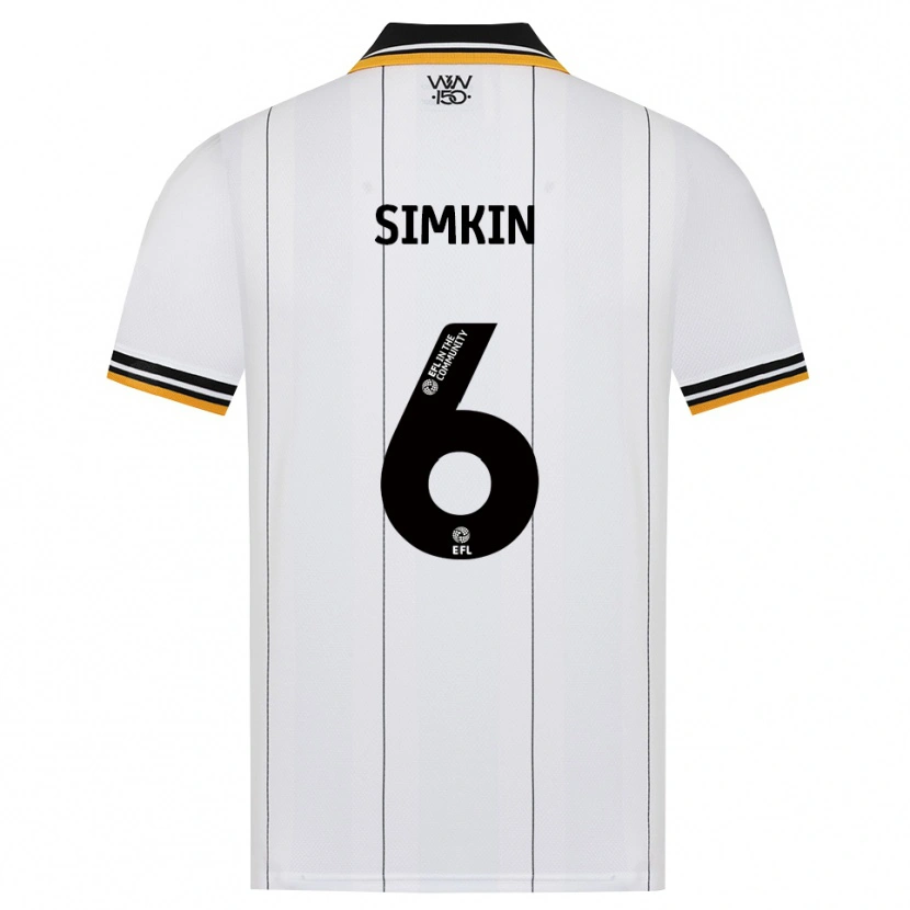 Danxen Mulher Camisola Lily Simkin #6 Laranja Branco Preto Alternativa 2026/27 Camisa Brasil