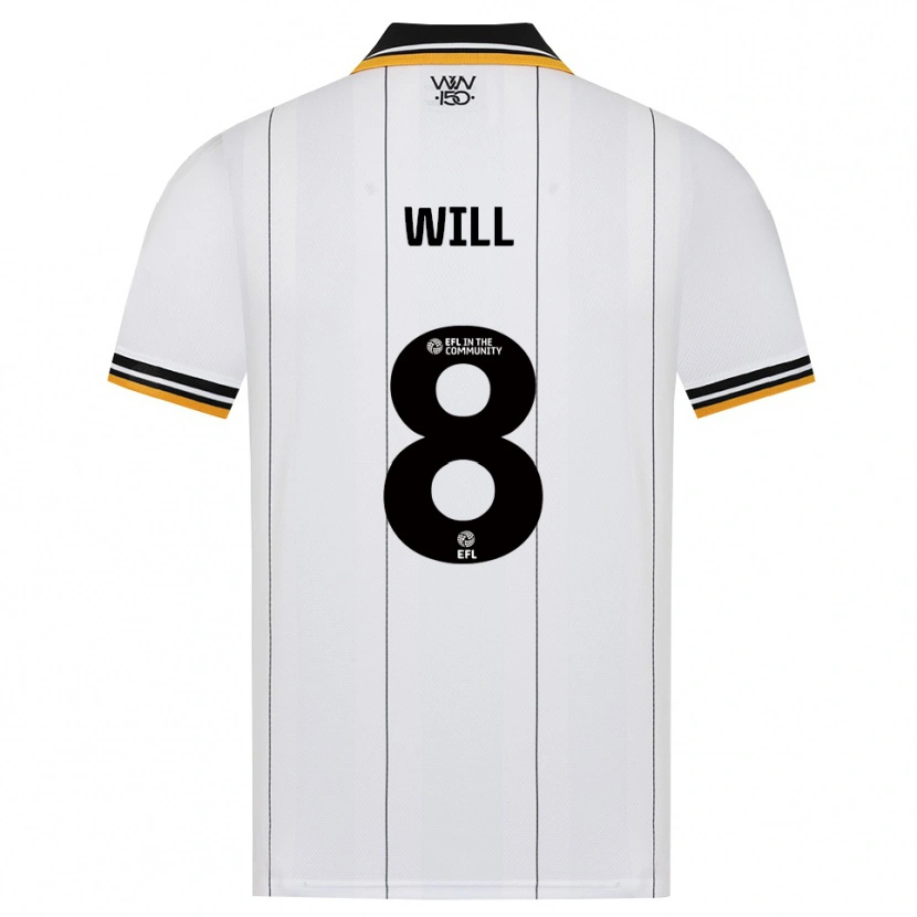 Danxen Mulher Camisola Merrick Will #8 Laranja Branco Preto Alternativa 2026/27 Camisa Brasil