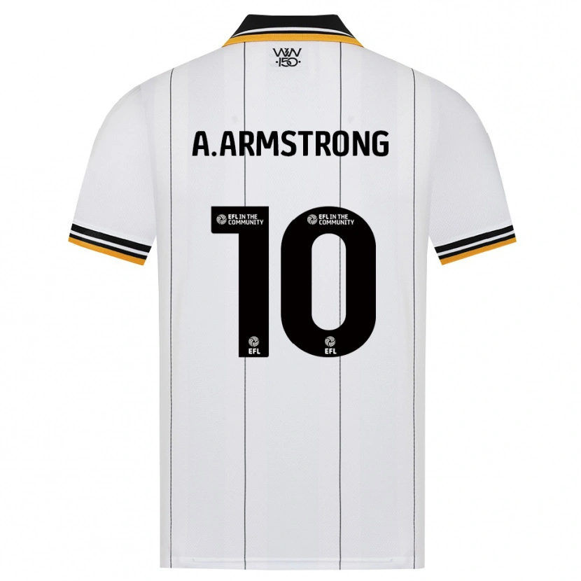 Danxen Mulher Camisola Adam Armstrong #10 Laranja Branco Preto Alternativa 2026/27 Camisa Brasil
