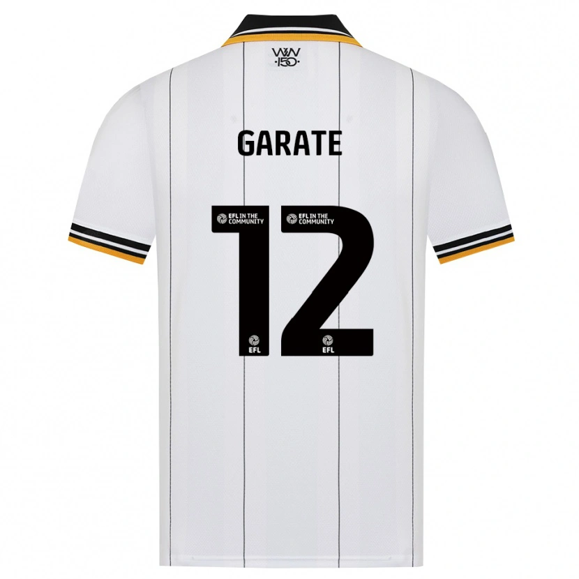 Danxen Mulher Camisola Julian Garate #12 Laranja Branco Preto Alternativa 2026/27 Camisa Brasil