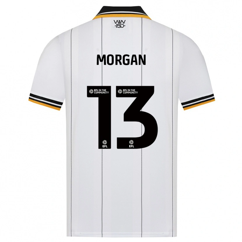 Danxen Mulher Camisola Bobby Morgan #13 Laranja Branco Preto Alternativa 2026/27 Camisa Brasil